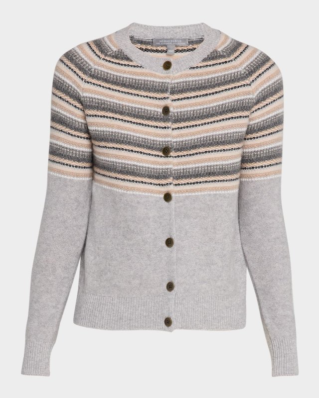 Cashmere Fair Isle Cardigan